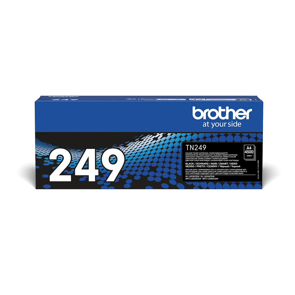 Оригинален тонер касета със супер голям капацитет Brother TN-249BK - Черно
